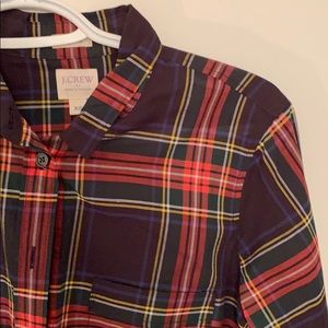 JCREW - Women plaid shirt